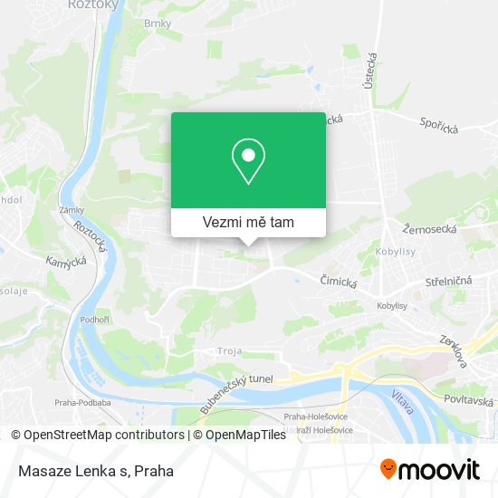 Masaze Lenka s mapa