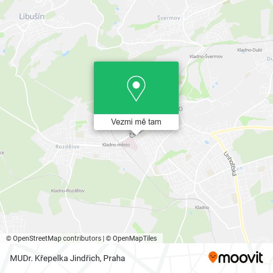 MUDr. Křepelka Jindřich mapa