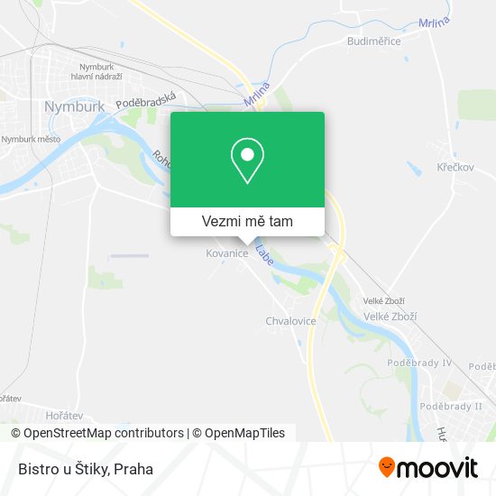 Bistro u Štiky mapa