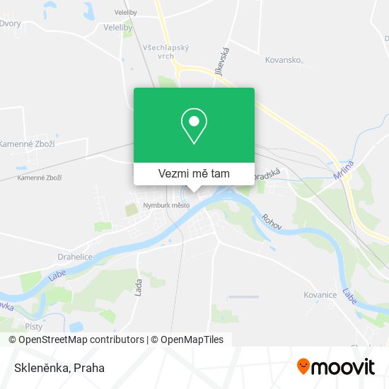 Skleněnka mapa