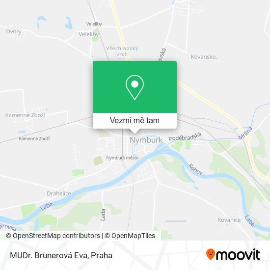 MUDr. Brunerová Eva mapa