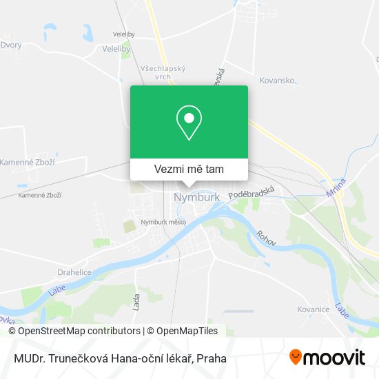 MUDr. Trunečková Hana-oční lékař mapa