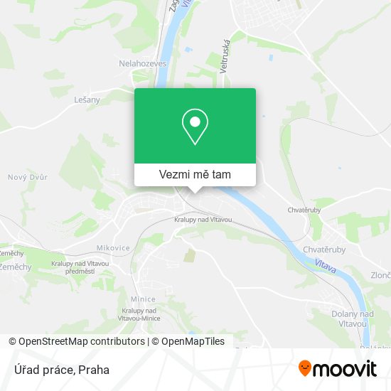 Úřad práce mapa