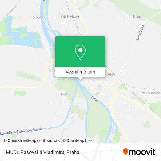 MUDr. Pasovská Vladimíra mapa