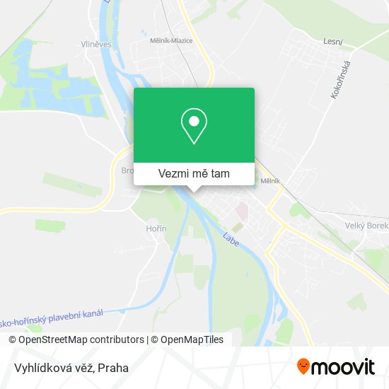 Vyhlídková věž mapa