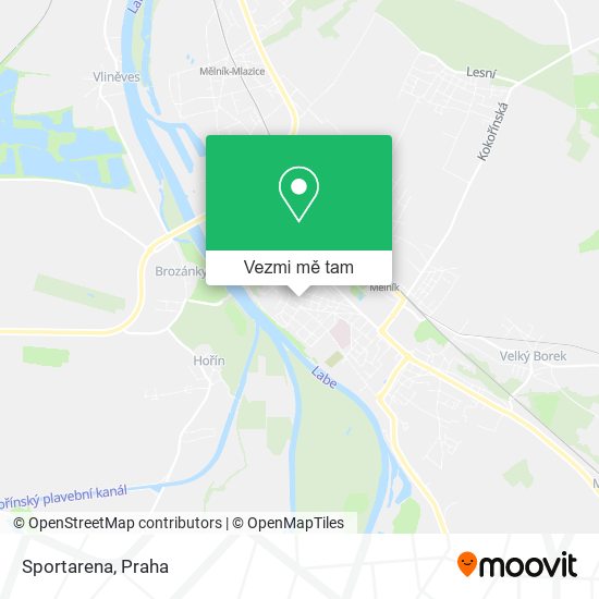 Sportarena mapa