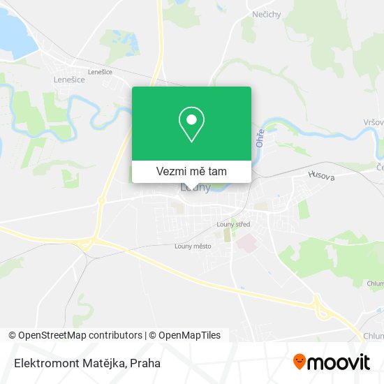 Elektromont Matějka mapa