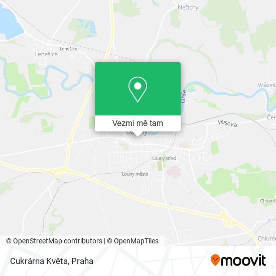 Cukrárna Květa mapa