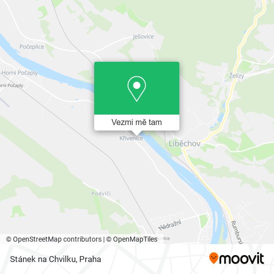 Stánek na Chvilku mapa