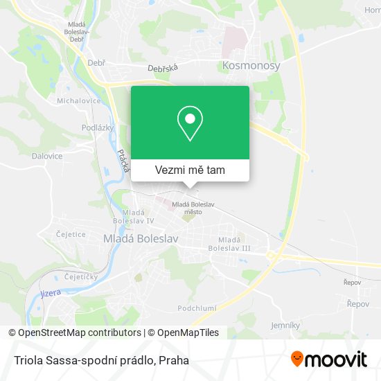 Triola Sassa-spodní prádlo mapa