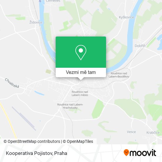 Kooperativa Pojistov mapa