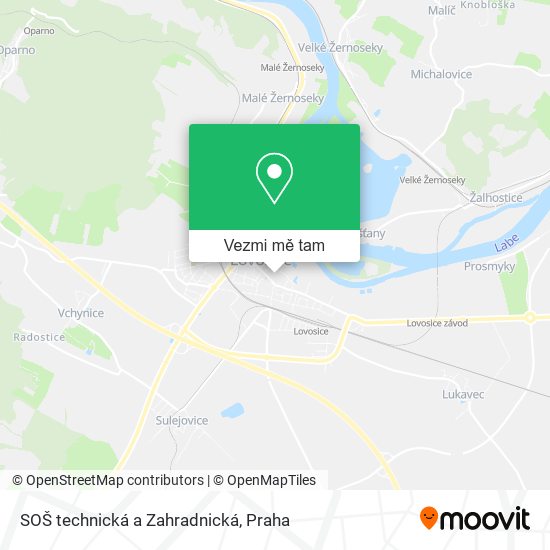 SOŠ technická a Zahradnická mapa