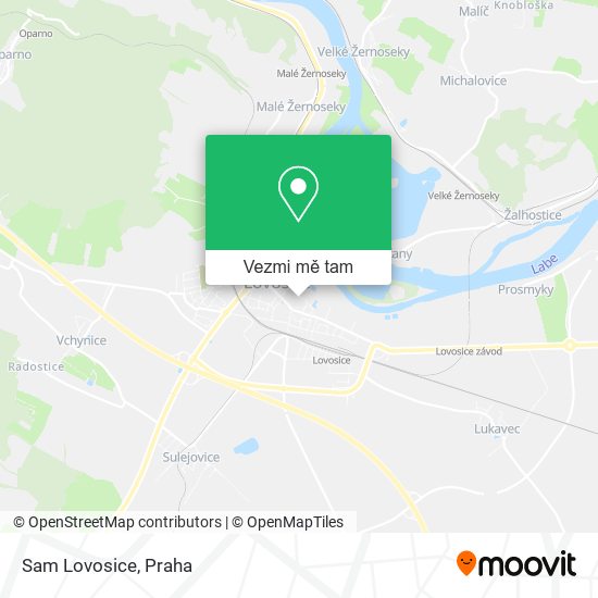 Sam Lovosice mapa