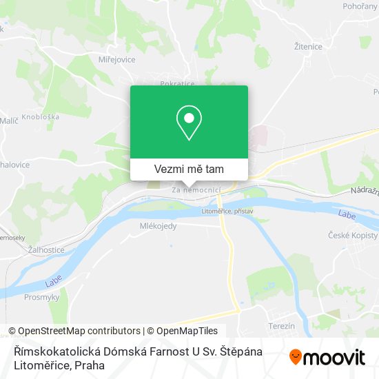 Římskokatolická Dómská Farnost U Sv. Štěpána Litoměřice mapa