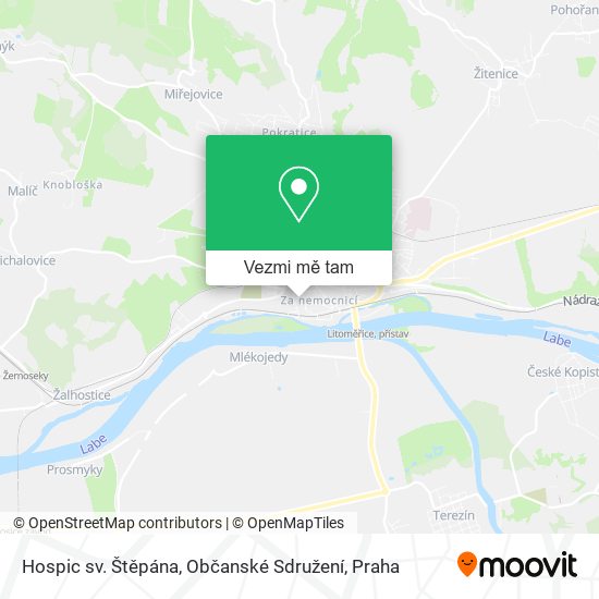Hospic sv. Štěpána, Občanské Sdružení mapa