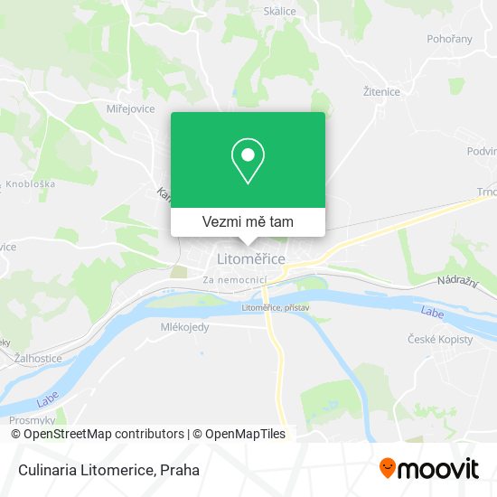 Culinaria Litomerice mapa