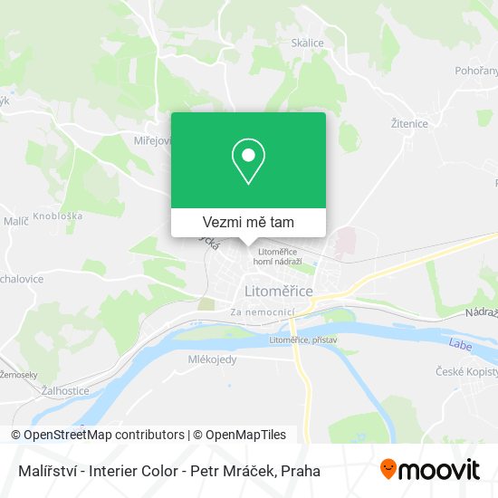 Malířství - Interier Color - Petr Mráček mapa