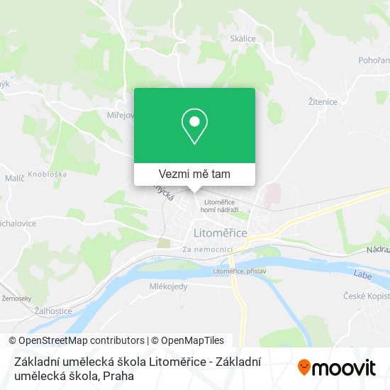 Základní umělecká škola Litoměřice - Základní umělecká škola mapa