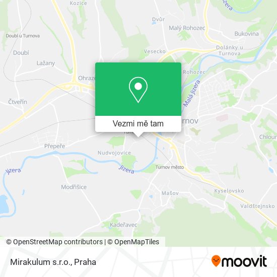 Mirakulum s.r.o. mapa