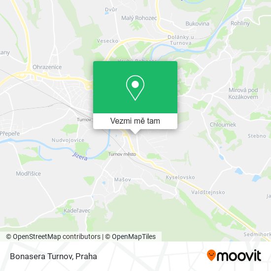 Bonasera Turnov mapa