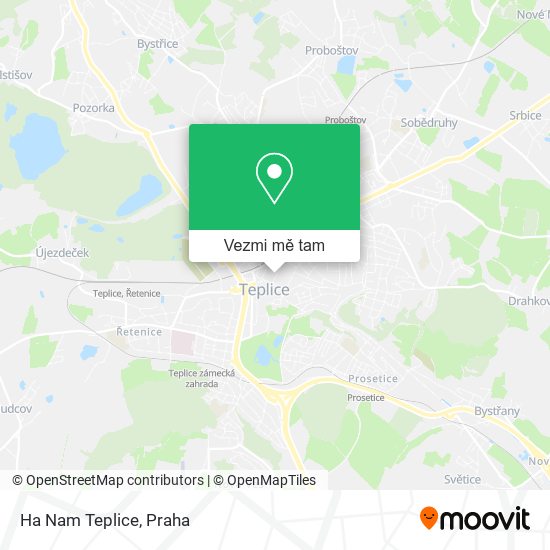 Ha Nam Teplice mapa