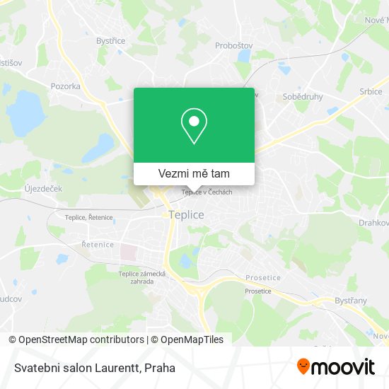 Svatebni salon Laurentt mapa