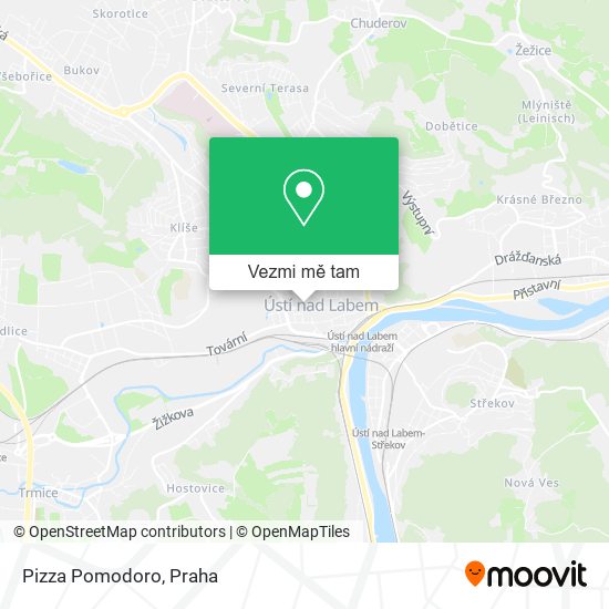 Pizza Pomodoro mapa