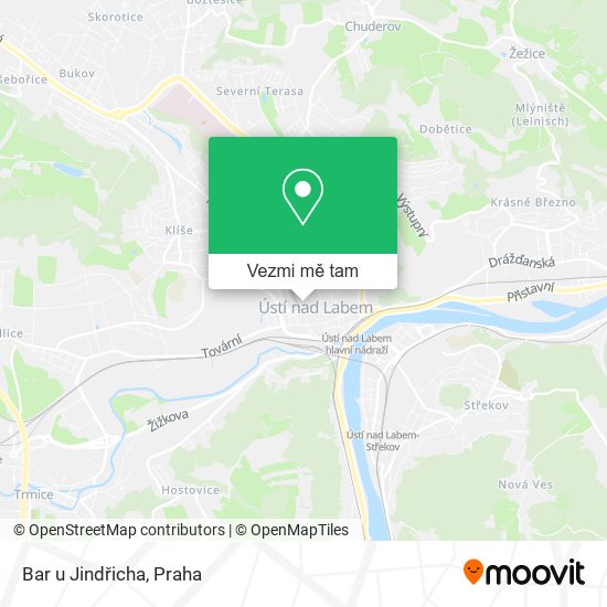 Bar u Jindřicha mapa