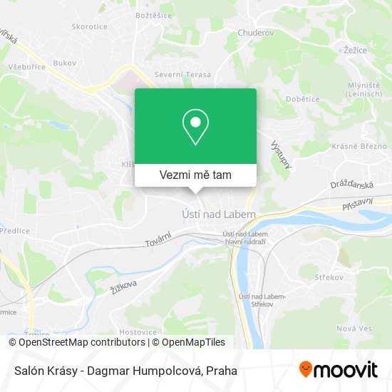 Salón Krásy - Dagmar Humpolcová mapa