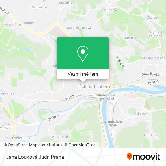 Jana Louková Judr mapa