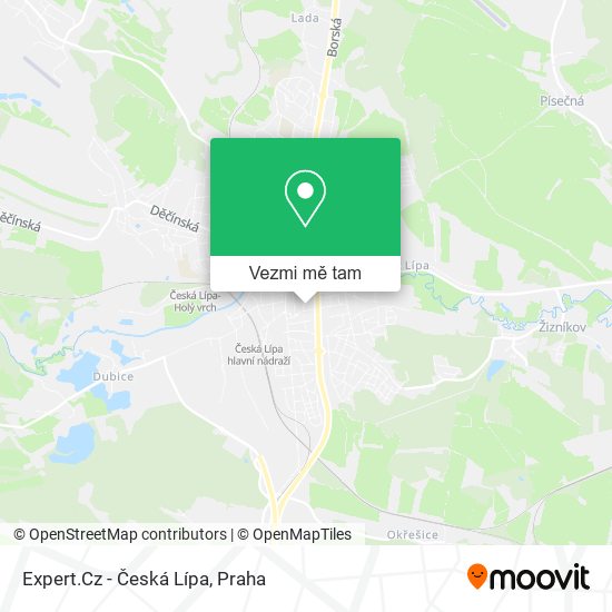 Expert.Cz - Česká Lípa mapa