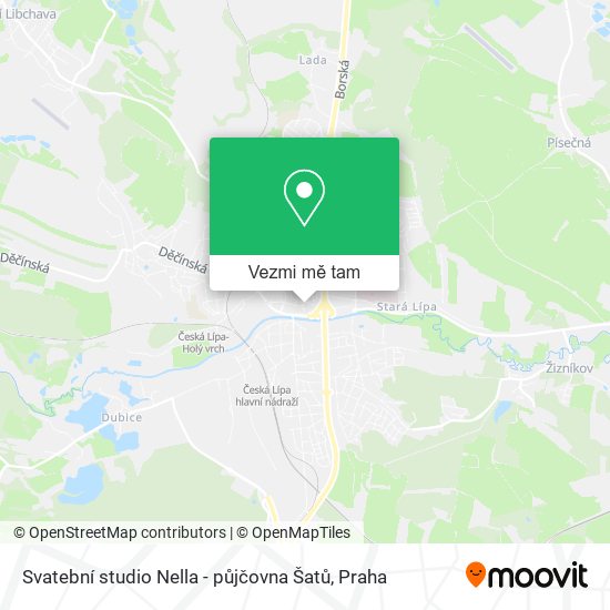 Svatební studio Nella - půjčovna Šatů mapa