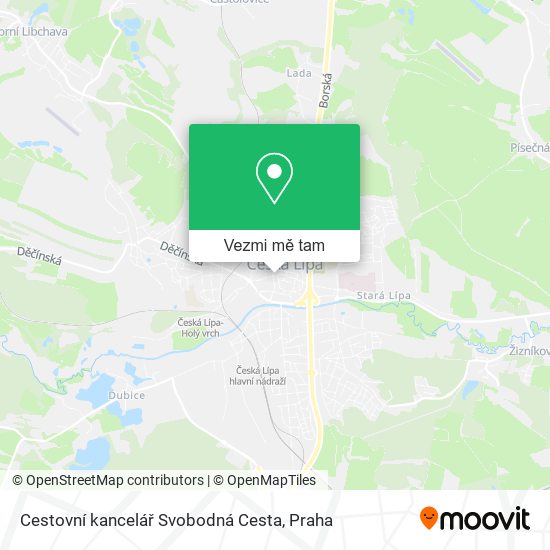 Cestovní kancelář Svobodná Cesta mapa