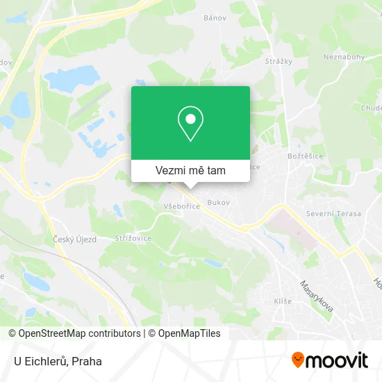 U Eichlerů mapa