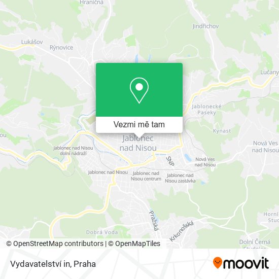 Vydavatelství in mapa