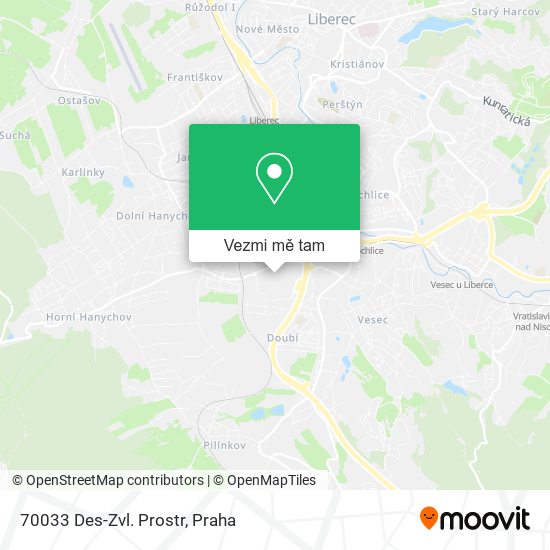 70033 Des-Zvl. Prostr mapa