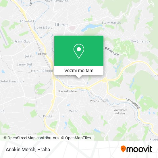 Anakin Merch mapa