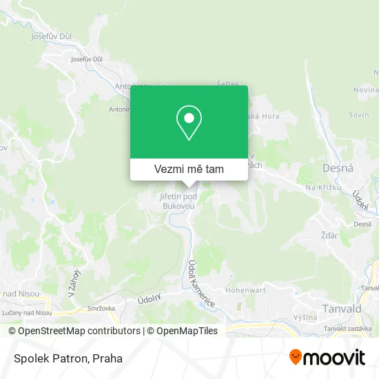 Spolek Patron mapa