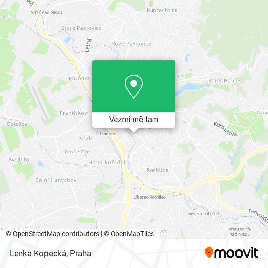 Lenka Kopecká mapa