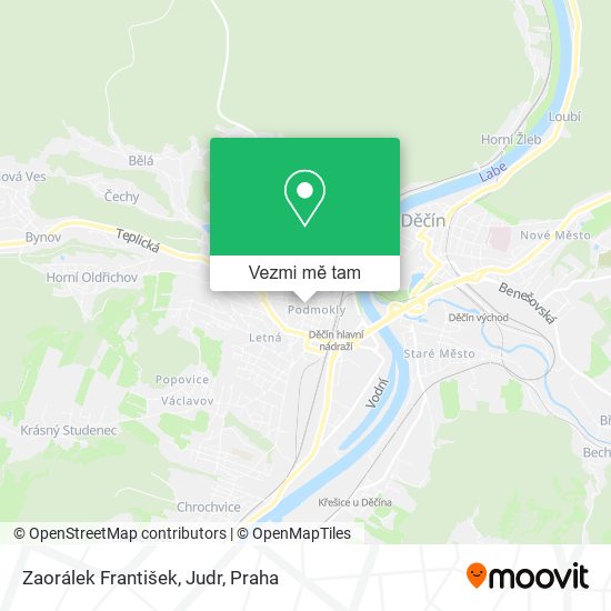 Zaorálek František, Judr mapa