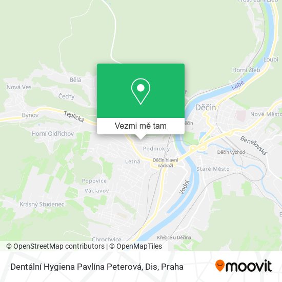 Dentální Hygiena Pavlína Peterová, Dis mapa