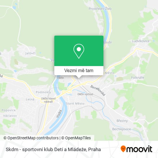 Skdm - sportovní klub Detí a Mládeže mapa