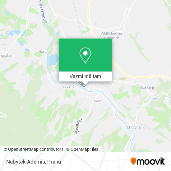 Nabytek Ademis mapa