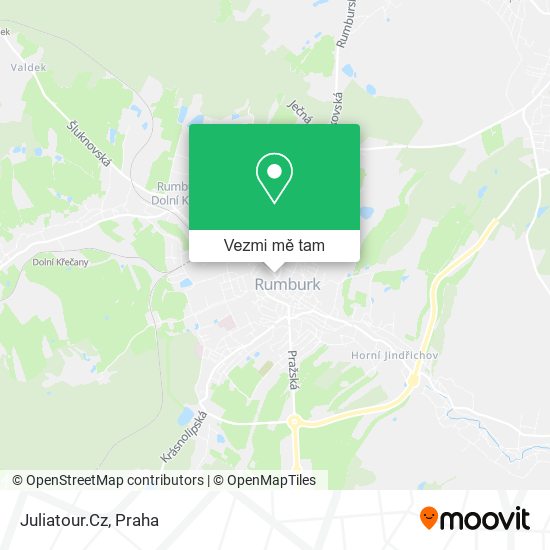 Juliatour.Cz mapa