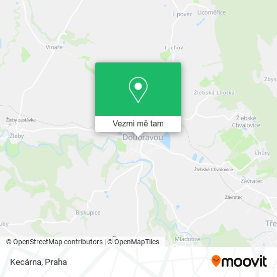 Kecárna mapa