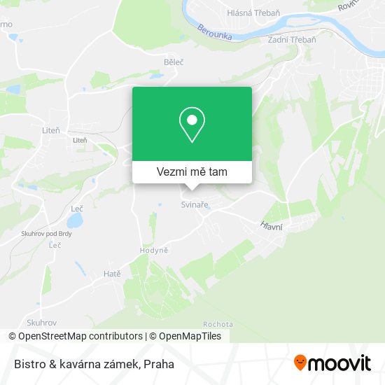 Bistro & kavárna zámek mapa