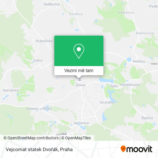 Vejcomat statek Dvořák mapa