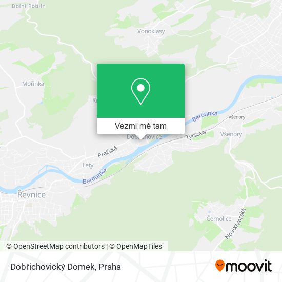 Dobřichovický Domek mapa