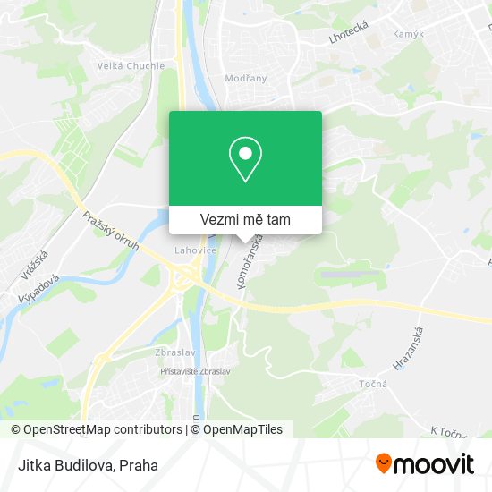 Jitka Budilova mapa