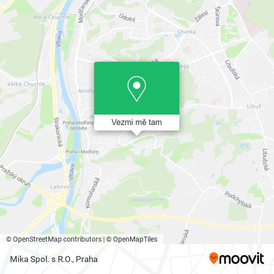 Mika Spol. s R.O. mapa